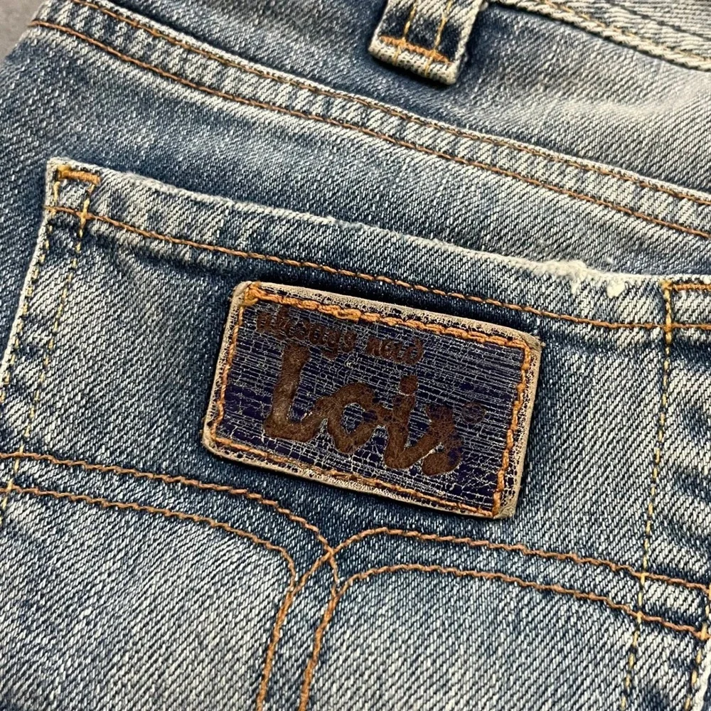 Euro VTG Y2K Denim Mini Skirt Blue Women's Jeans Skirt Y2K Low Rise Sexy‎